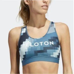 Peloton X Adidas sports bra biking bra
